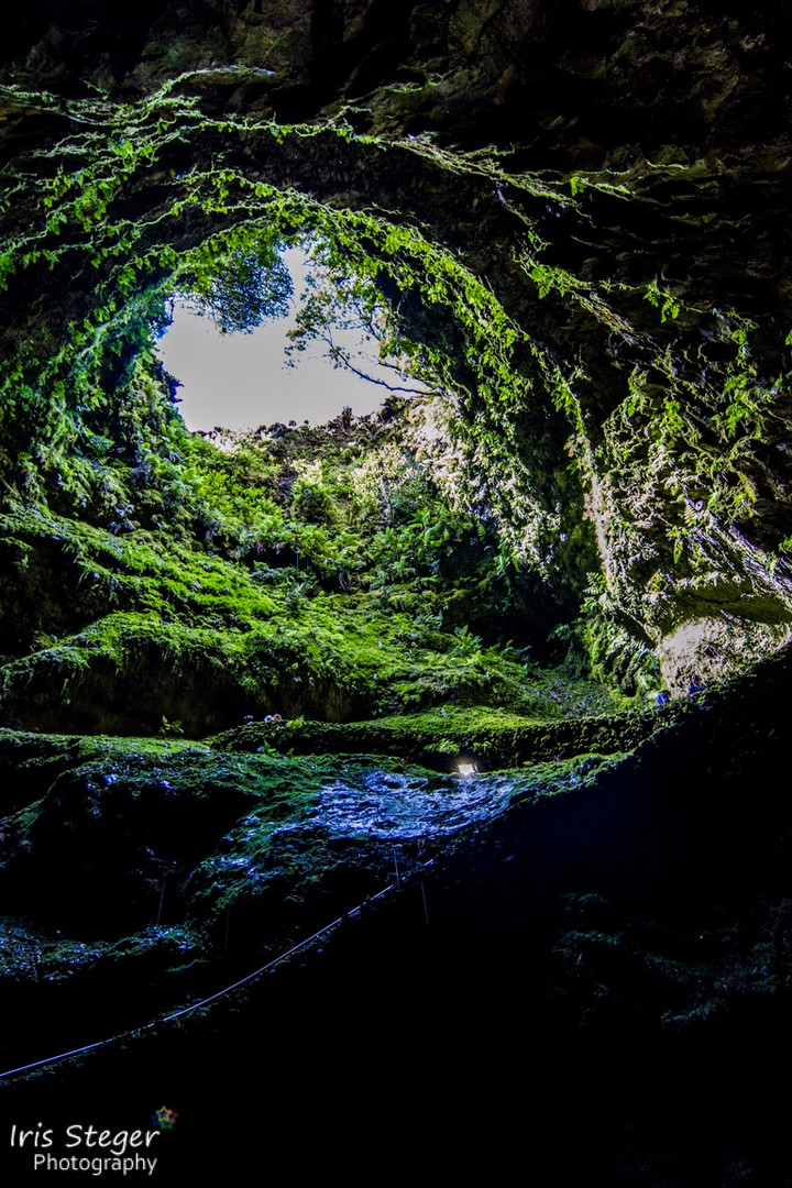 Volcano funnel, Algar do Carvão, Terceira island