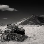 Volcano, Rock & Cloud