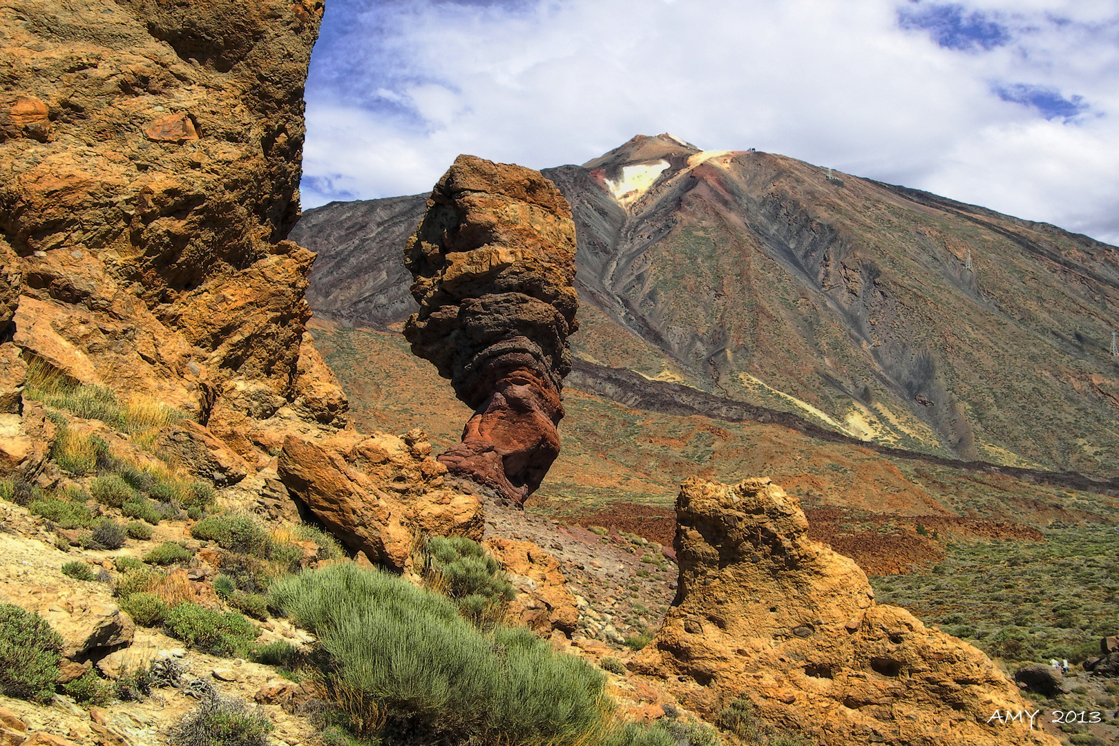 VOLCÁN TEIDE....... EL GIGANTE DORMIDO (TENERIFE). In Memoriam Mª ISABEL CALVO MARCOS.