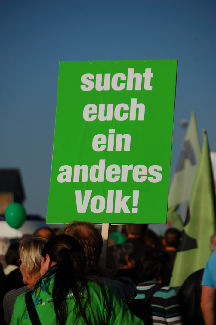 Volk gesucht - Stuttgart 21 Demo 09.10.2010 #001