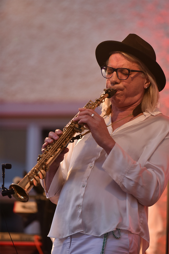 Volker Holly Schott, sax live in Weimar 17.06.2023