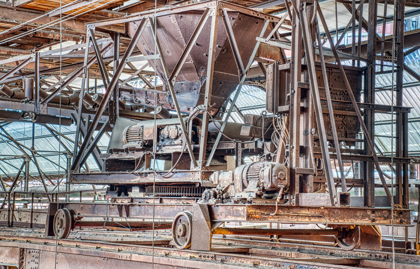 Volklinger Hütte - Schienenwagen