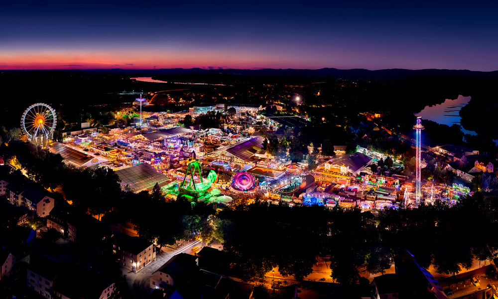 Volksfest bei Nacht 2013