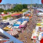 Volksfeste-Düsseldorfer Kirmes  am 16.7.2022 um 15 Uhr vom Riesenrad gesehen-7-(24.7.2022)