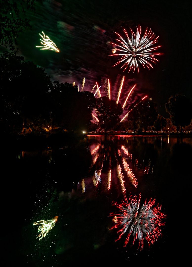 Volksfestfeuerwerk 1 Nürnberg