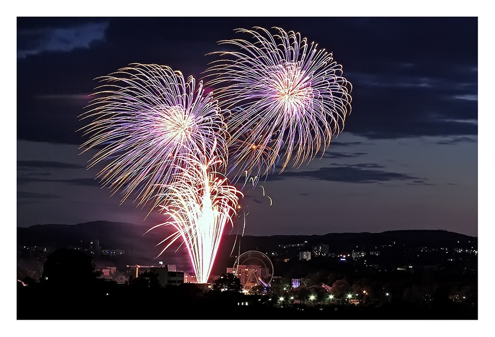 Volksfestfeuerwerk 2009