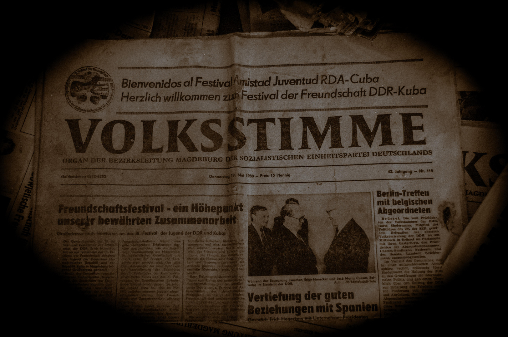 Volksstimme Magdeburg vom 19 Mai 1988