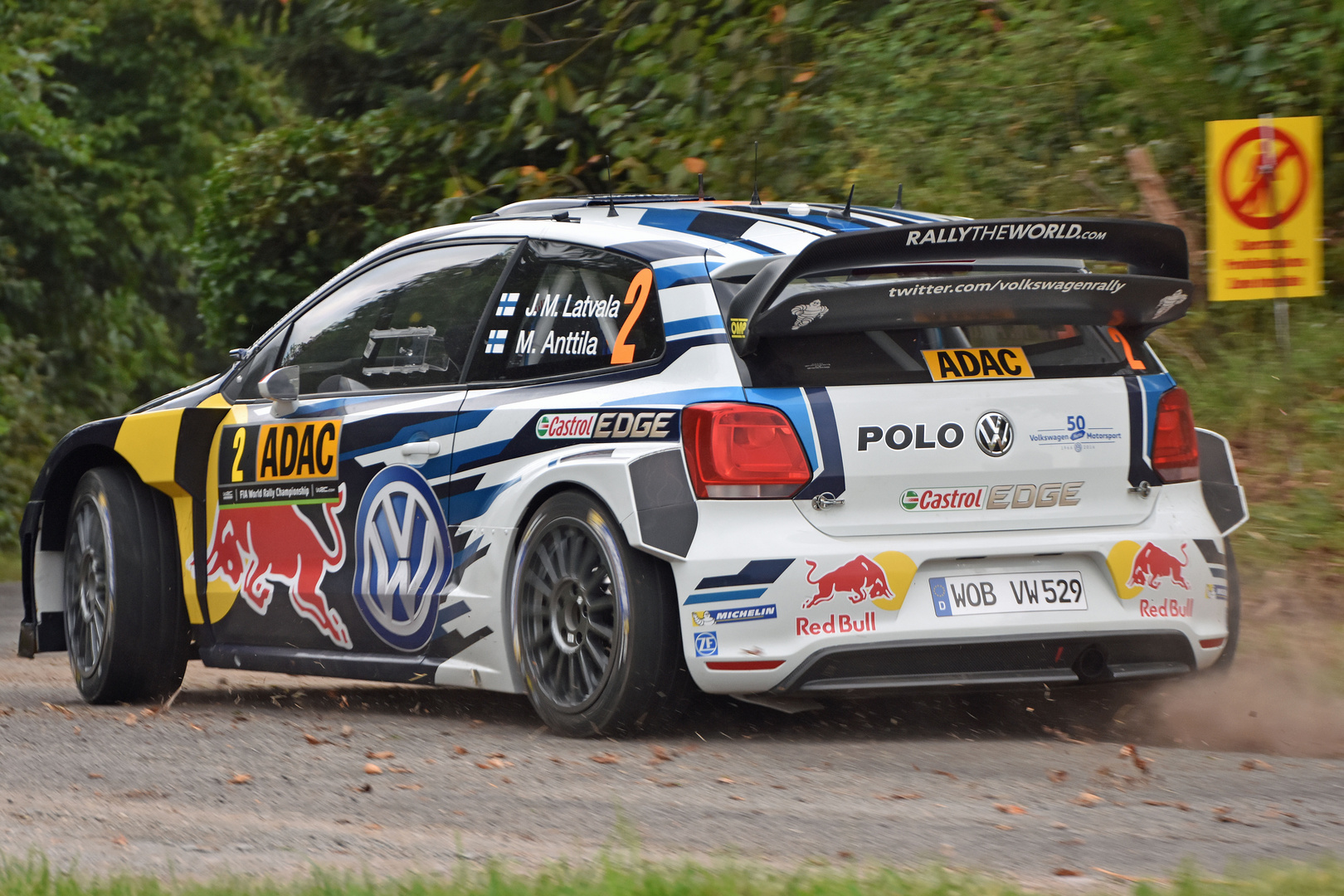 Volkswagen Motorsport Shakedown Rallye Deutschland 2016