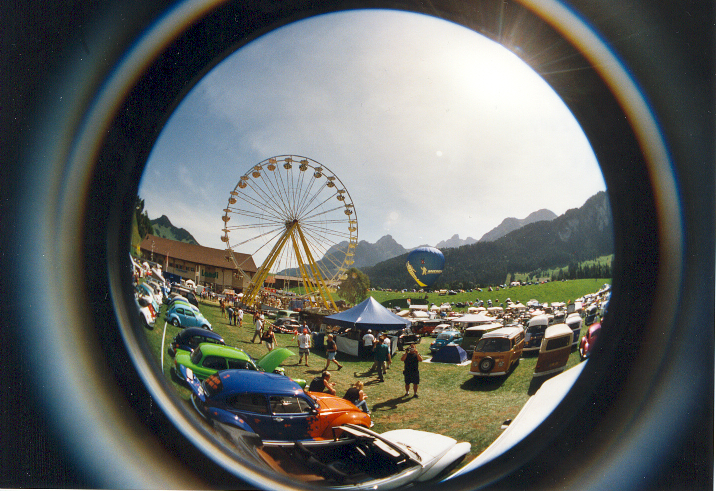 Volkswagen-Treffen VW-Mania in Chateau d´Oex Schweiz