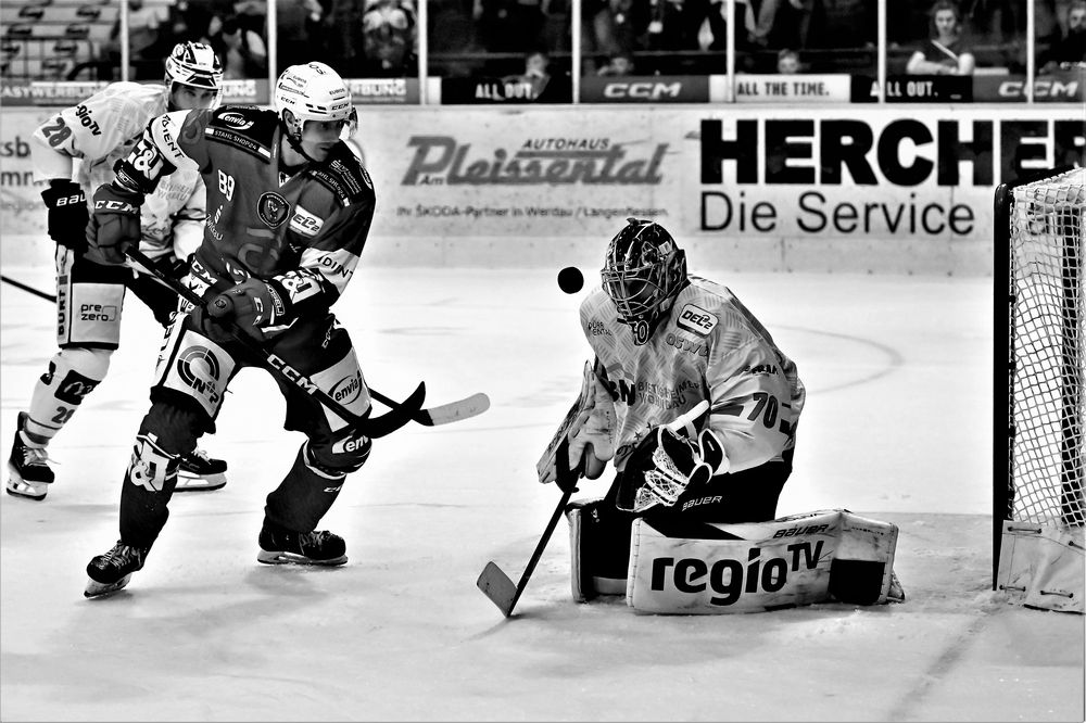 Voll im Blick Foto & Bild sport, wintersport, eishockey Bilder auf