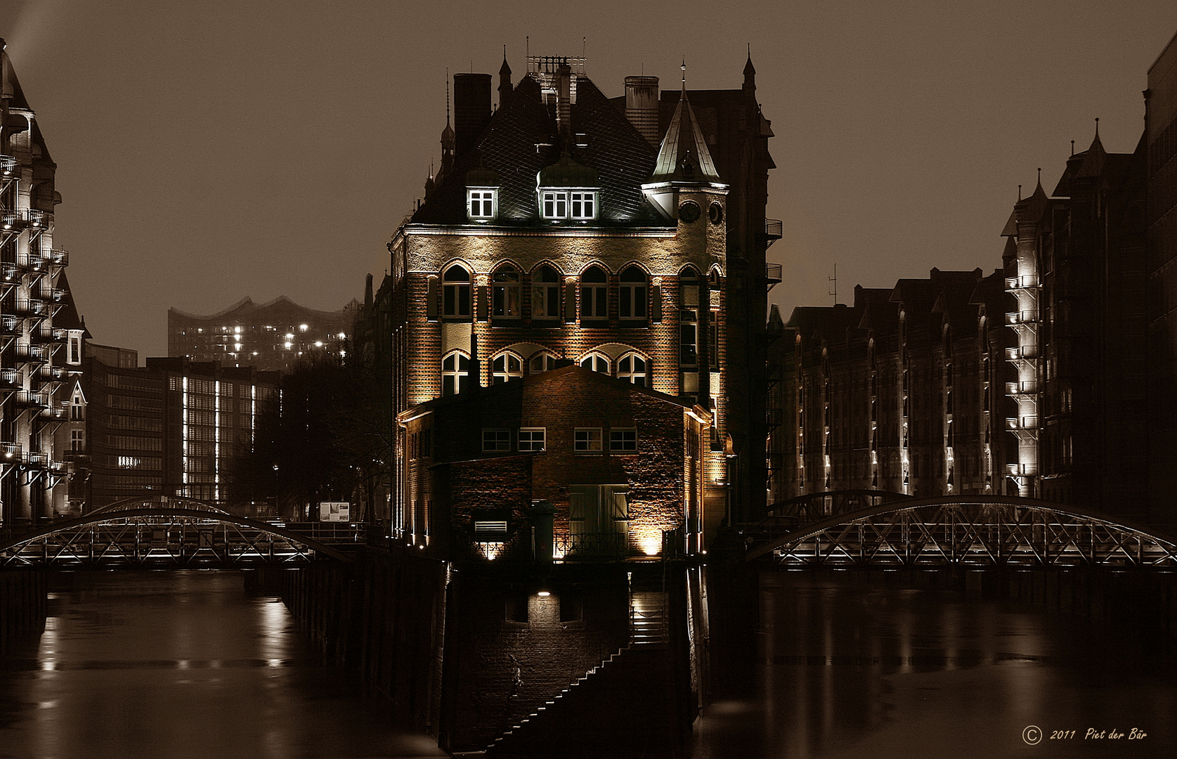 "Voll im Licht" oder Das X-te Mal Speicherstadt Hamburg