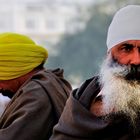 Vollbärtige Sikhs