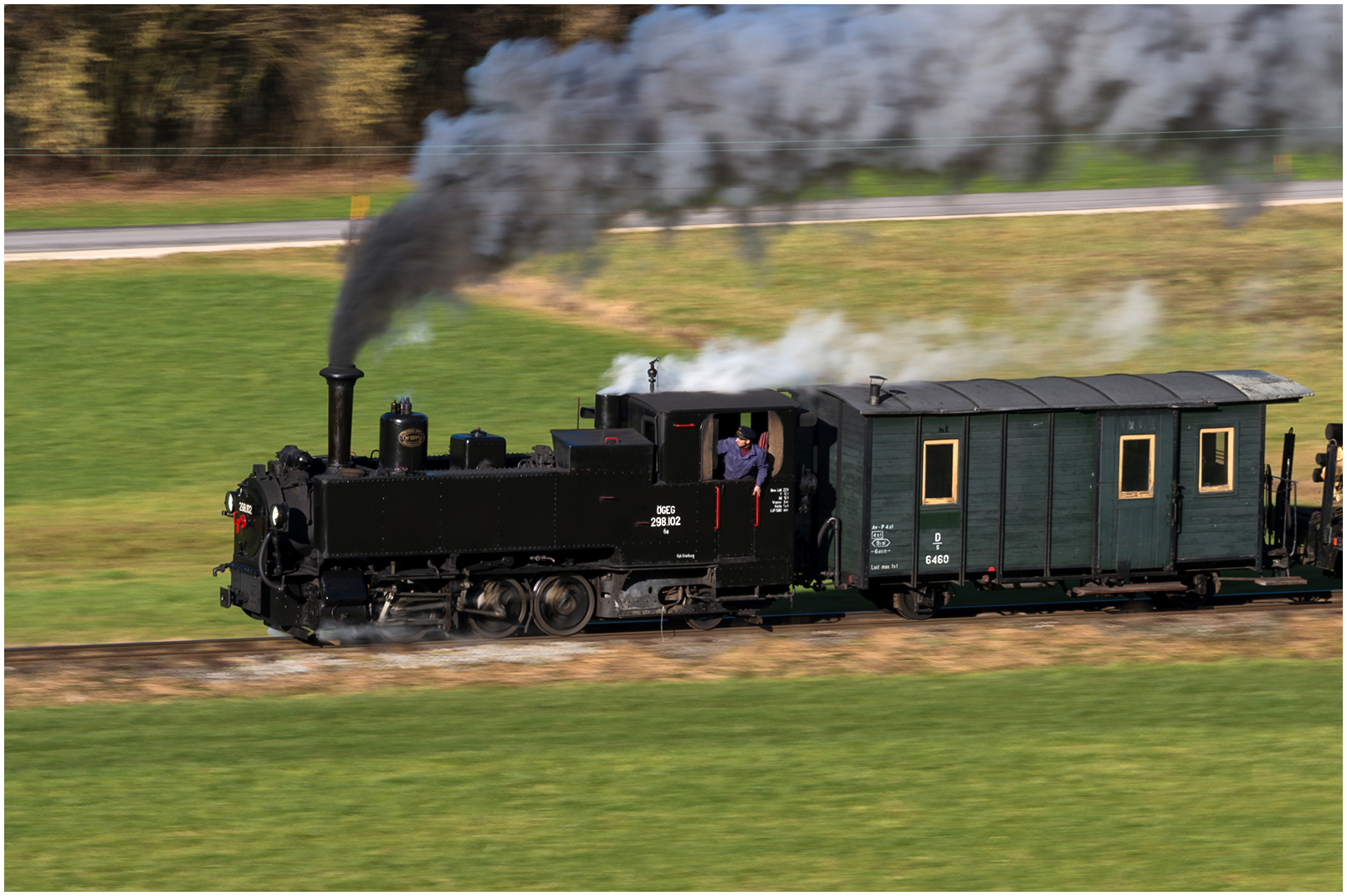 Volldampf auf der Schmalspurbahn