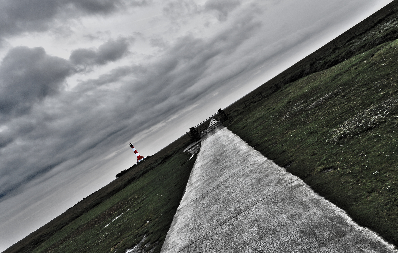 Volle Breitseite in Westerhever