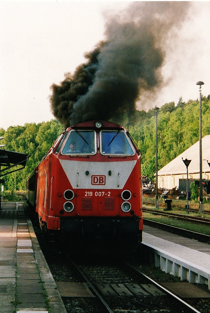 Volle Dieselkraft voraus...