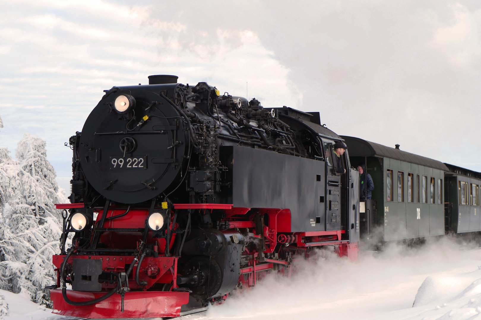 Volle Fahrt zur Brockenstation