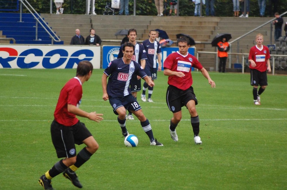 Volle Konzentration auf den Ball