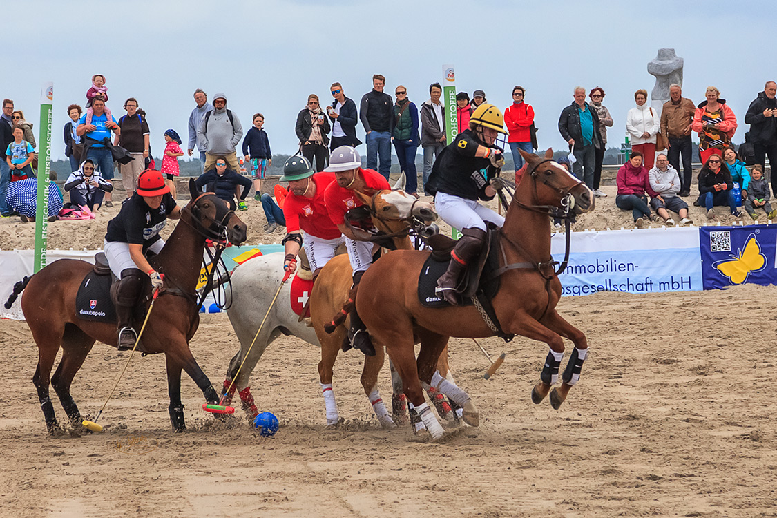 Voller Einsatz am Strand