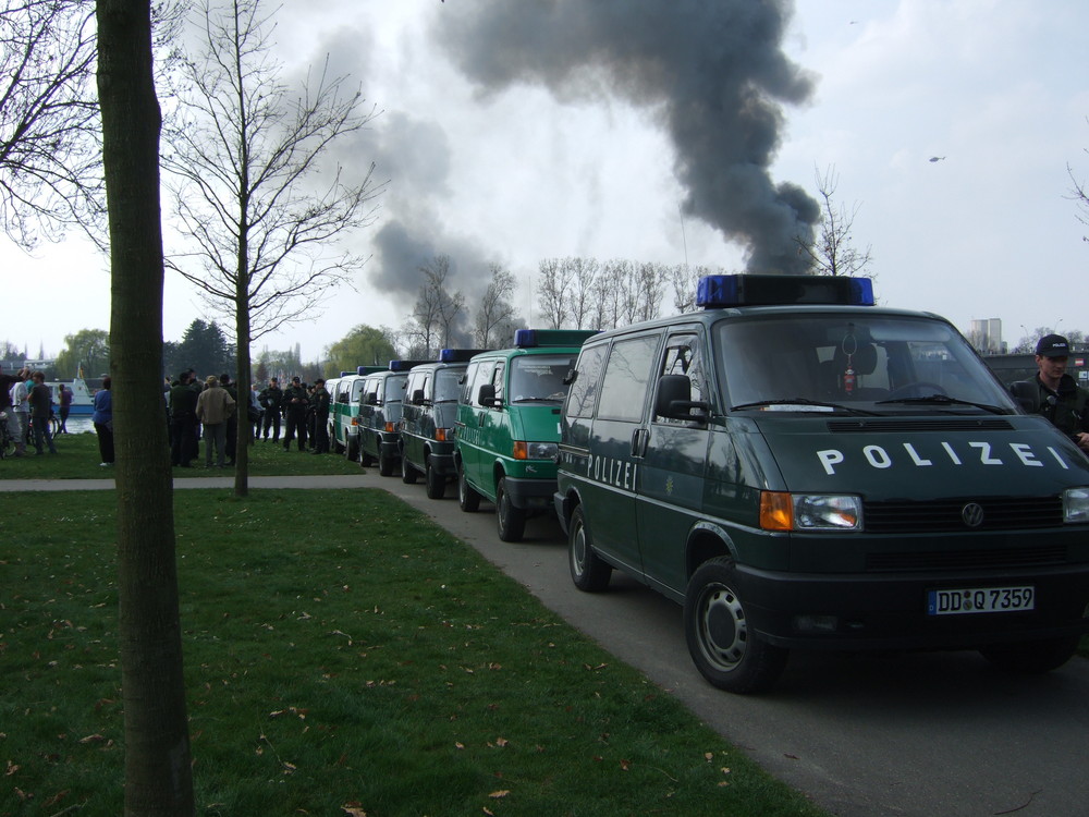 Volles Polizeiaufgebot beim Natogipfel