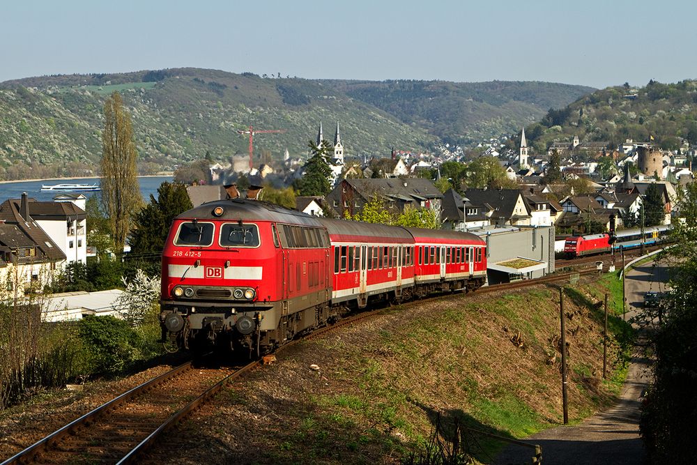 Volles Rohr bergauf