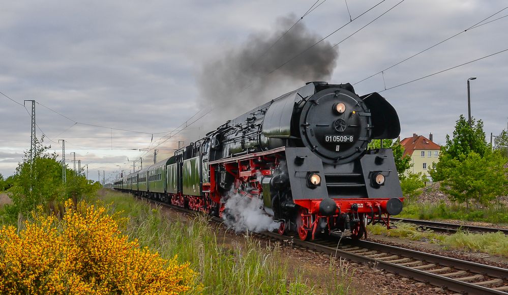 Volles Rohr durch Großenhain