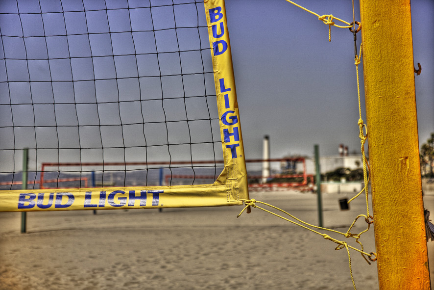 volleyball am manhattan beach hdr