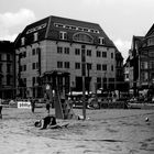 Volleyball im Stadtzentrum