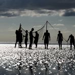 Volleyball in der Waddenzee