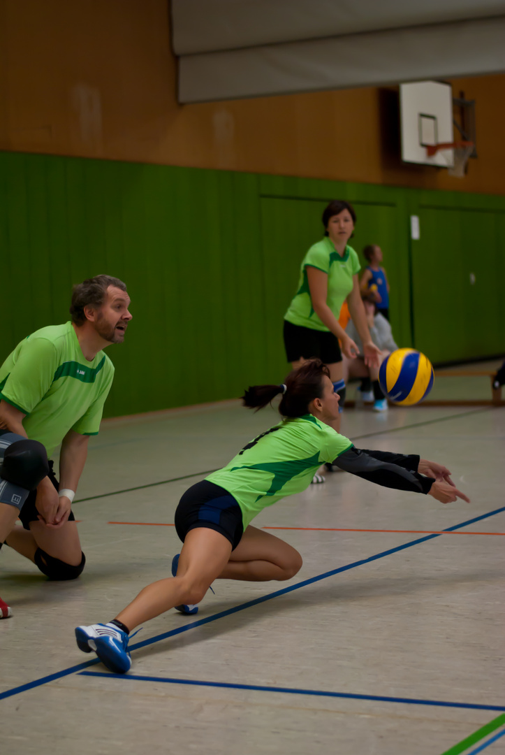 Volleyball - toller Einsatz -