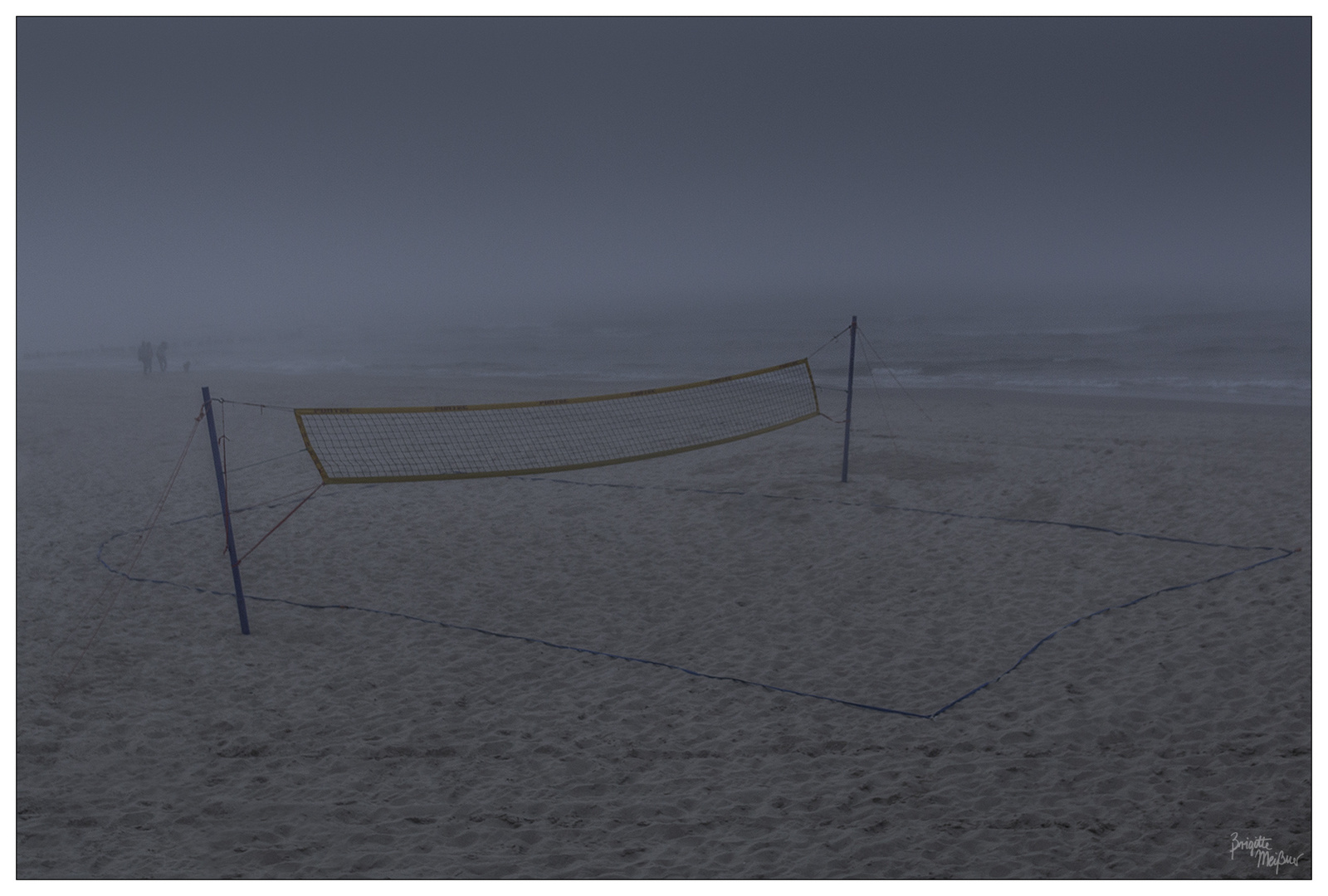 Volleyball - Usedom im Nebel 