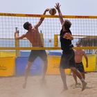 Volleyballer in action