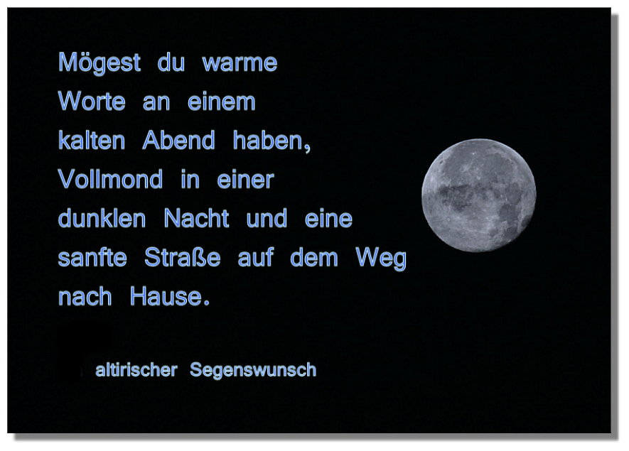 Sprüche vollmond Was es