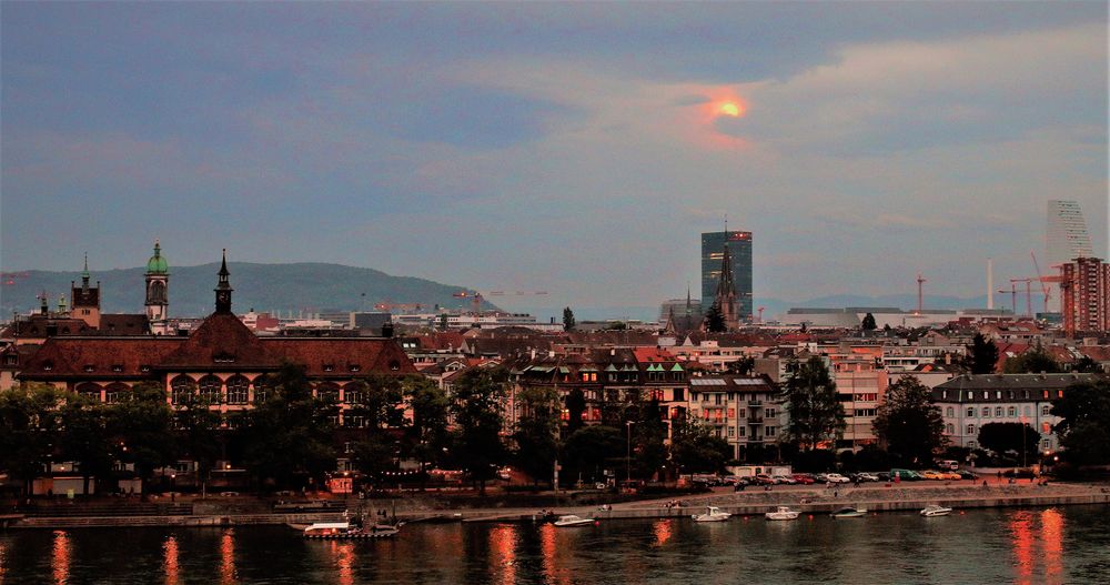 Vollmond Abendstimmung