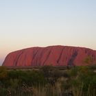 Vollmond am Ayers Rock