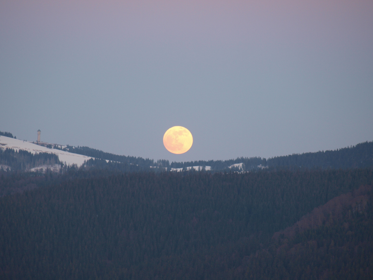 Vollmond am Feldberg