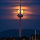 Vollmond am Fernsehturm