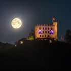 Vollmond am Hambacher Schloss