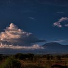 Vollmond am Kilimandscharo