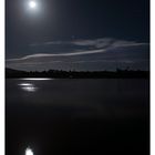 Vollmond am Lake Karapiro - Neuseeland