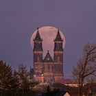 Vollmond am Magdeburger Dom