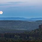 Vollmond am Pfaffenstein