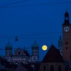 Vollmond am Rathaus