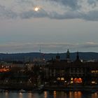 Vollmond am Rhein