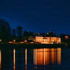 Vollmond am Schloss