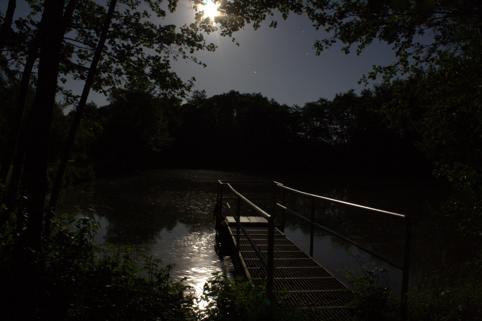 Vollmond am See