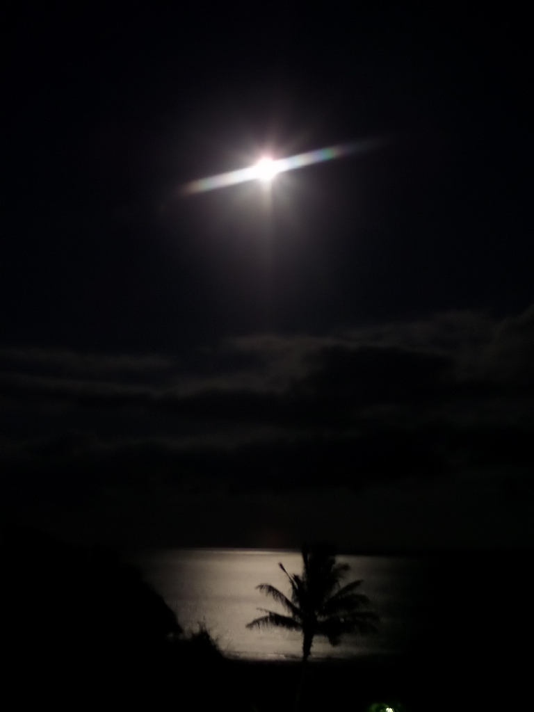 Vollmond am Strand