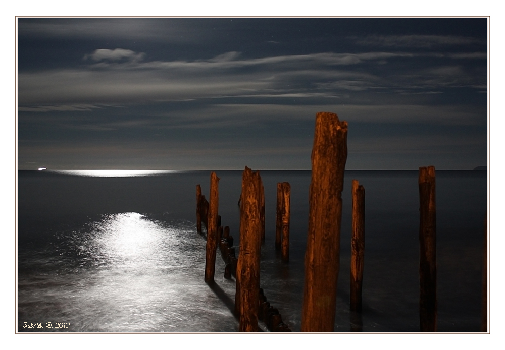 Vollmond am Strand von Juliusruh....