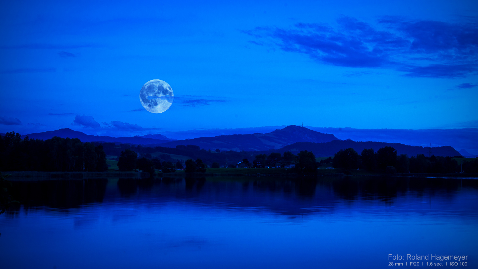 Vollmond am Sulzberger See