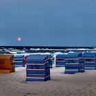 Vollmond am Trassenheider Strand