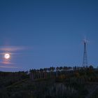 Vollmond am Windrad